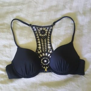 Black bikini top